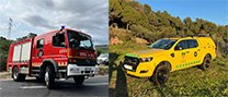 Bombers Voluntaris i ADF de Castellar, mobilitzats en la campanya de prevenció d’incendis